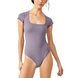 Intimately Free People Square Eyes Womens Knit Shirt Bodysuit‎ XS